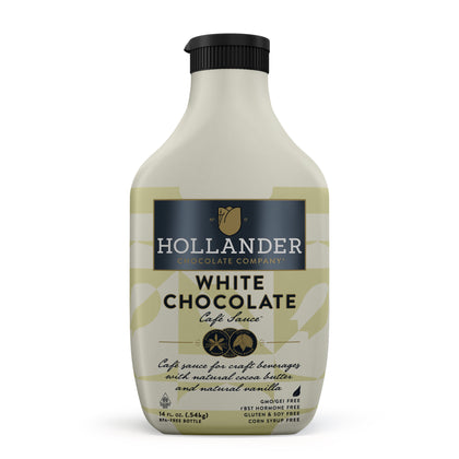 Hollander White Chocolate Café Sauce - Flavored Sauce