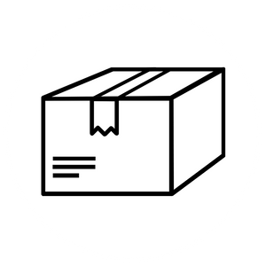 An illustration of a shipping box.